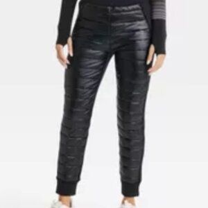 Joy Lab Puffer Pants In Black